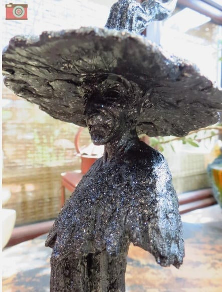 🔥LAST DAY 49% OFF - 🧙♀️💫Handmade Black Witch Statue: The Guardian of Your Home