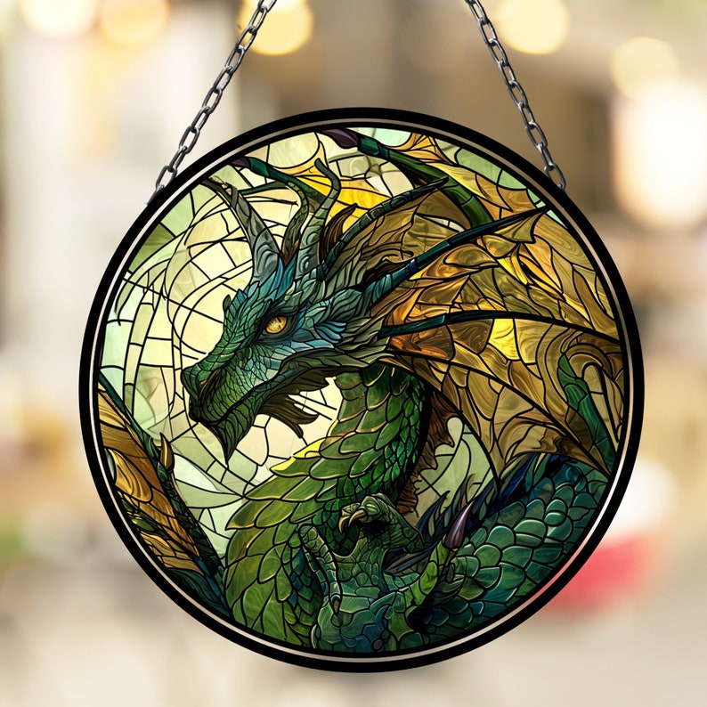 ๐2024 Christmas Gift 50% Off--Acrylic Colorful Dragon Suncatcher Ornament