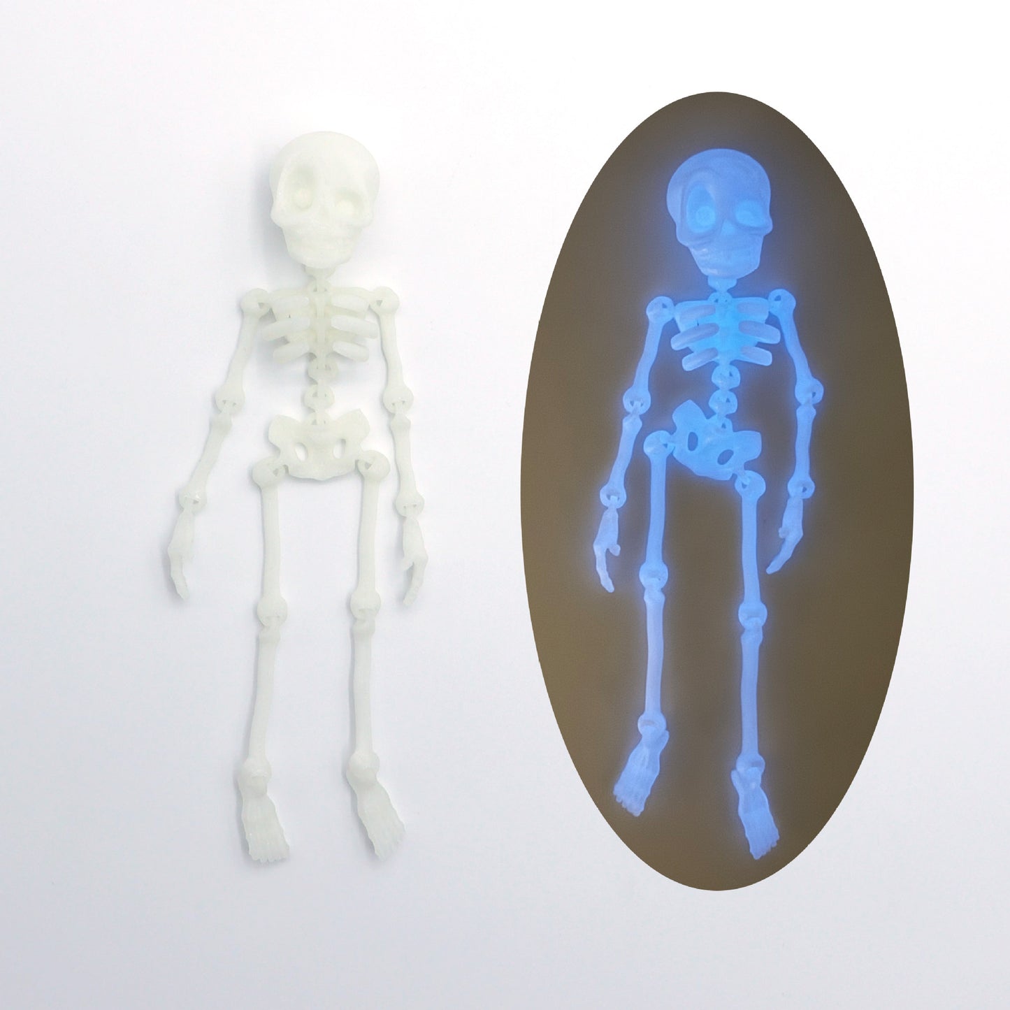 ๐3D Printed Vintage Skeleton Magnetic Figurine ๐