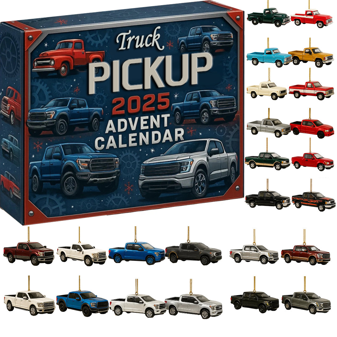 ๐ฒ๐2025 Truck Pickup Advent Calendar | 24 Days of Diecast Truck Surprises ๐๐