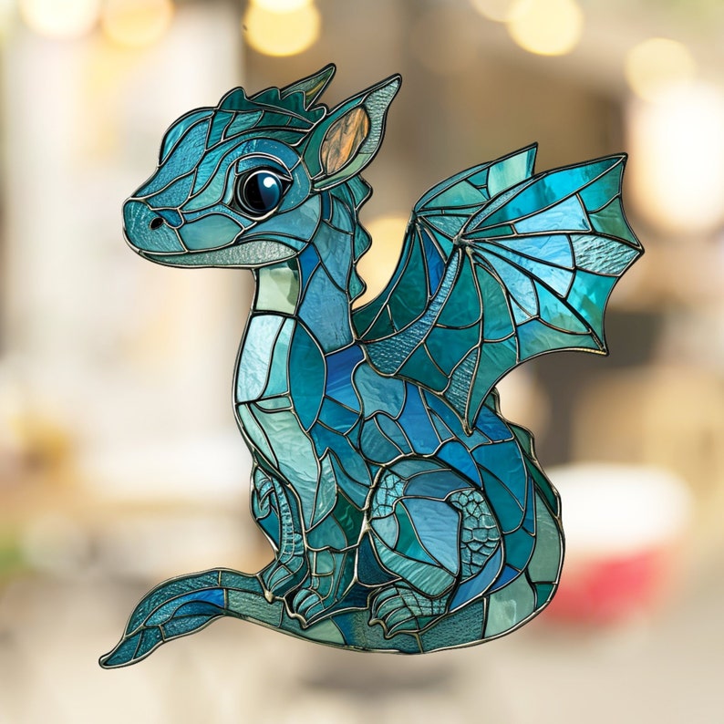 ๐2024 Christmas Gift 50% Off--Acrylic Colorful Dragon Suncatcher Ornament