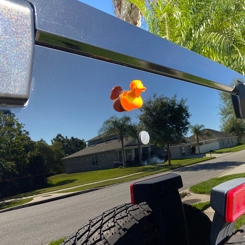 ๐๐ฆ Meet the Ultimate Car Accessory: The Fun Middle Finger Spraying Duck! ๐ฆ๐ฅ