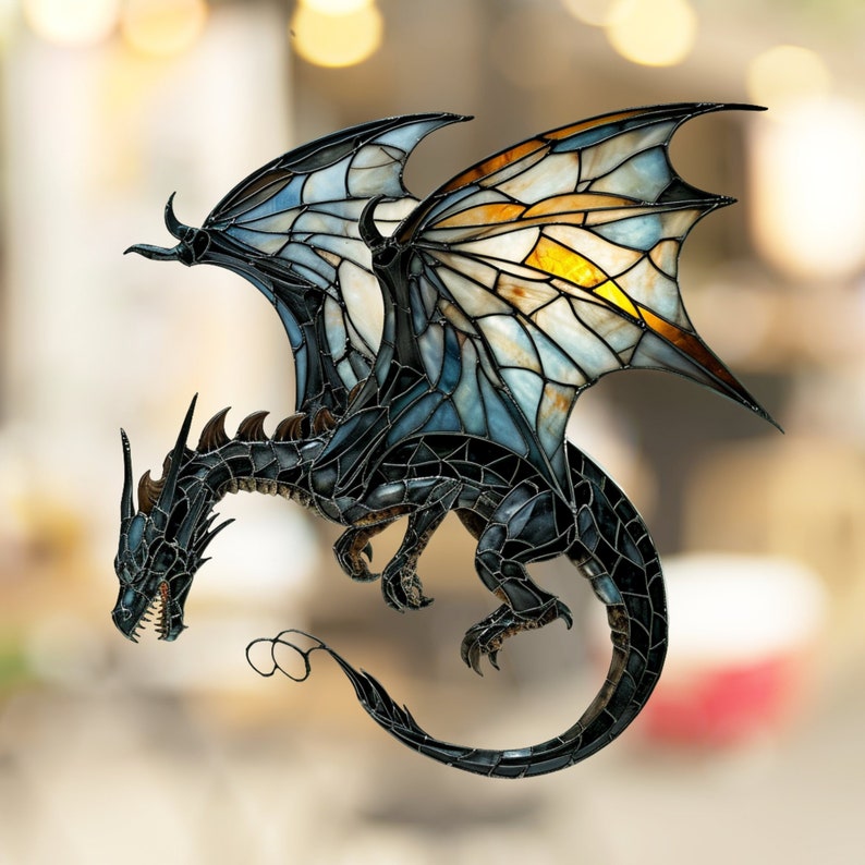 ๐2024 Christmas Gift 50% Off--Acrylic Colorful Dragon Suncatcher Ornament