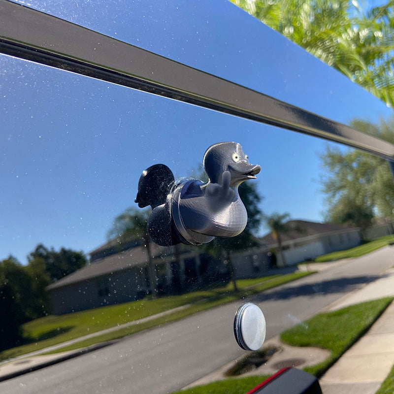 ๐๐ฆ Meet the Ultimate Car Accessory: The Fun Middle Finger Spraying Duck! ๐ฆ๐ฅ