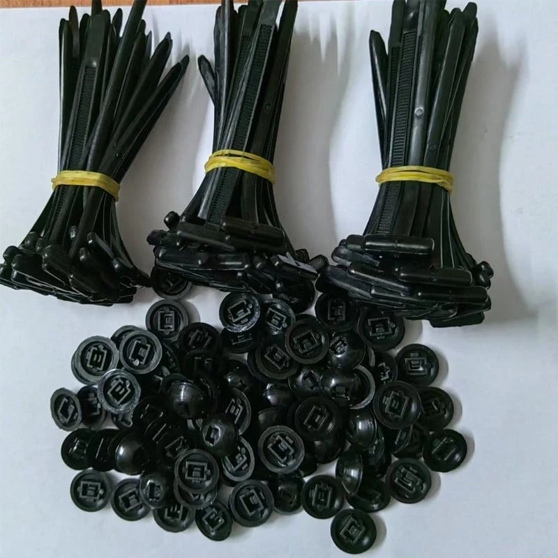 ๐49%OFF- ๐100pcs Nylon Universal Cable Tie Buckle