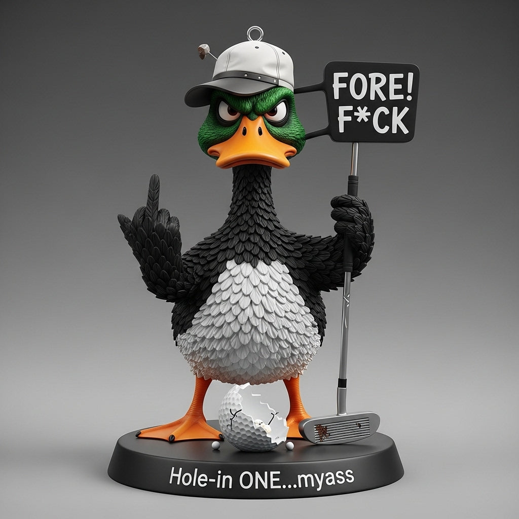 🦆😂Funny Angry Duck Desk Decor