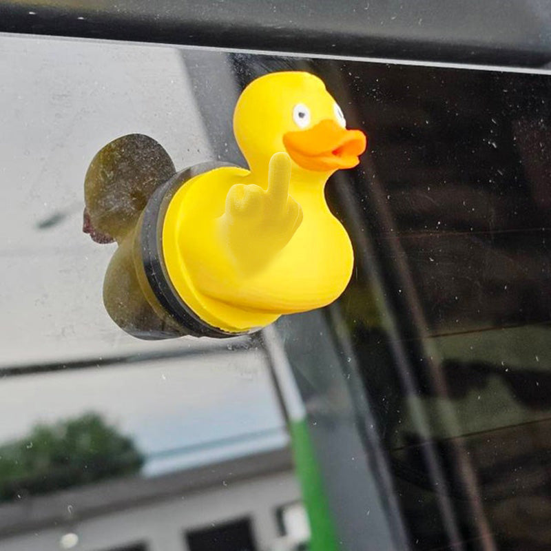 ๐๐ฆ Meet the Ultimate Car Accessory: The Fun Middle Finger Spraying Duck! ๐ฆ๐ฅ