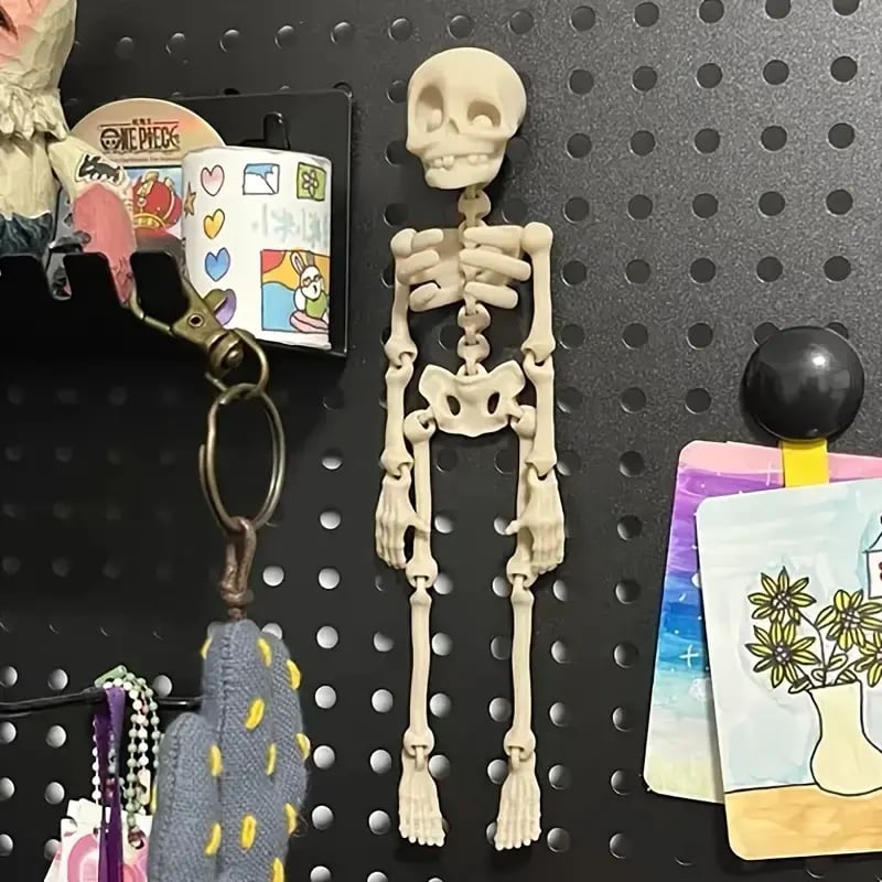 ๐3D Printed Vintage Skeleton Magnetic Figurine ๐