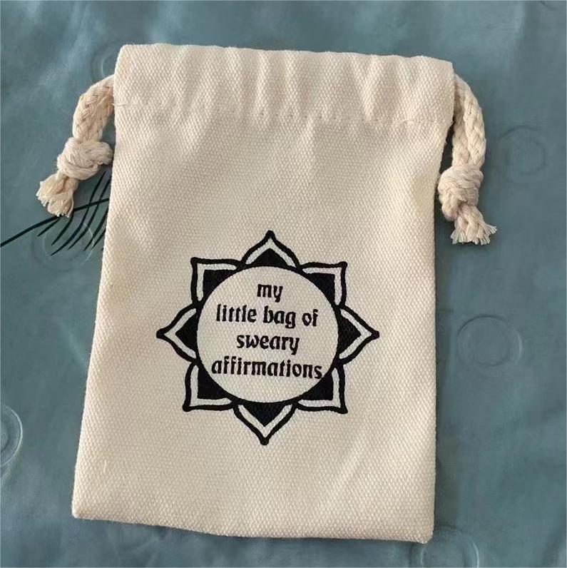 🎅Funny Affirmation Card Gift With Storage Pouch🎁
