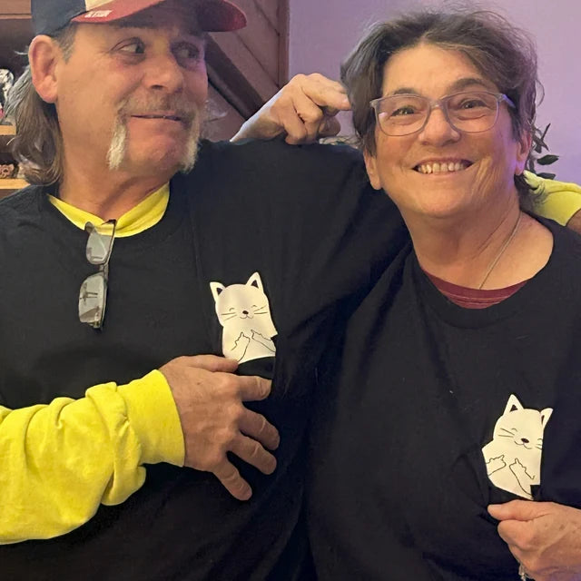 😾🖕Pocket Middle Finger Cat T-Shirt(Buy 2 Free Shipping)