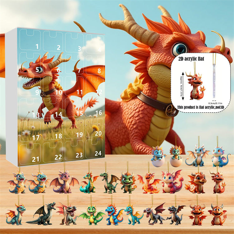 Dragon Advent Calendar 2025 โ Countdown to Christmas with 24 Dragon Ornaments ๐๐