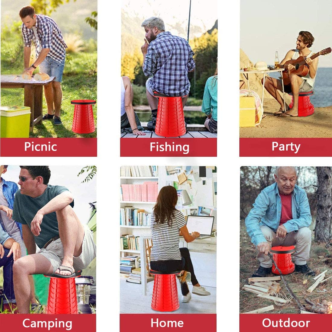 🎁New Year Hot Sale💥 2023 Upgraded Retractable Folding Stool