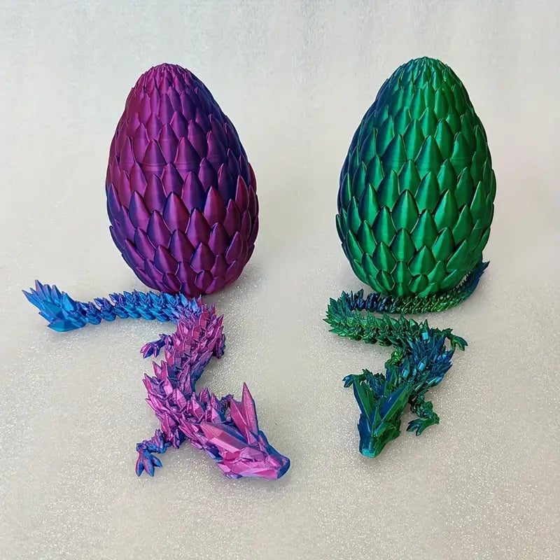 🏆LAST DAY SALE 49% OFF🐉3D-Printed Articulated Crystal Dragon
