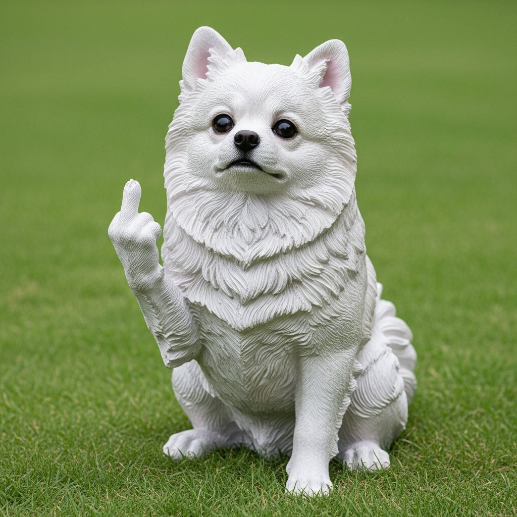 🐶Rude Dog Middle Finger Figurines