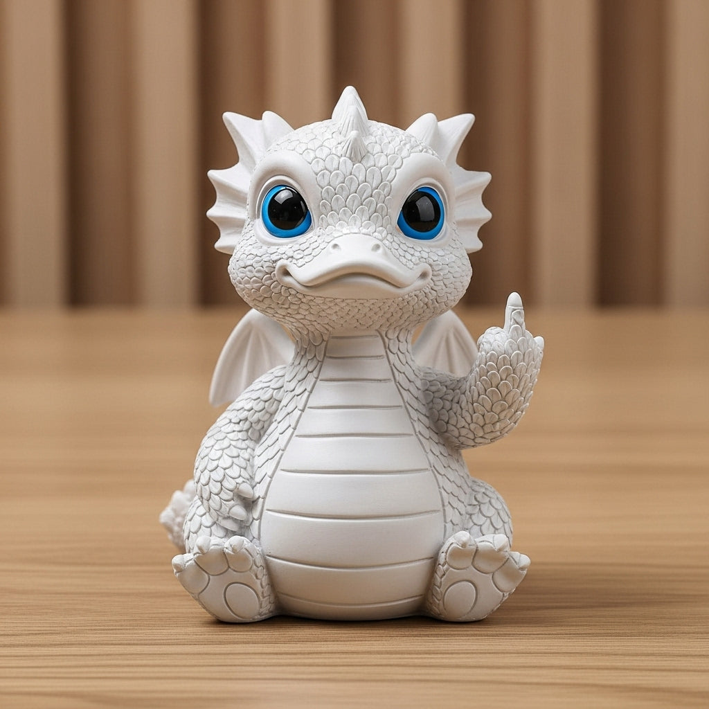 🤣Funny Middle Finger Dragon-Duck Figurine