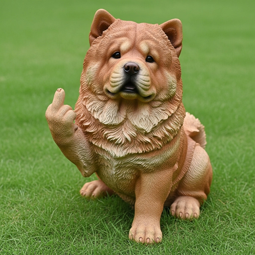 🐶Rude Dog Middle Finger Figurines