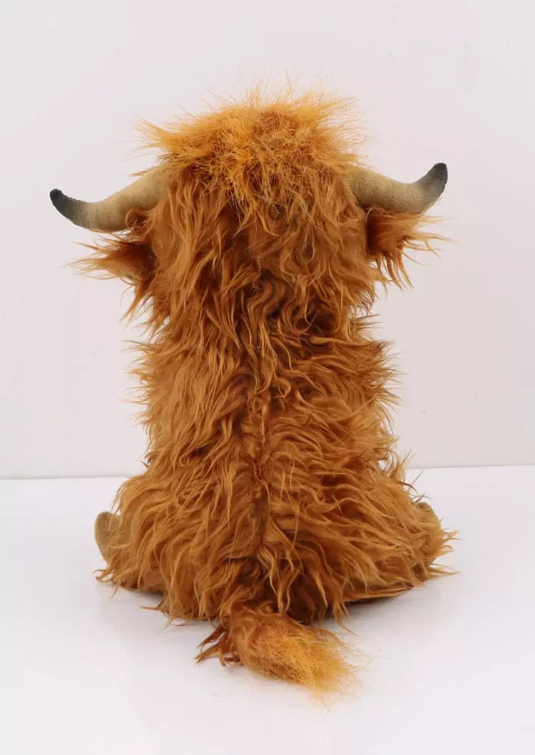 🎇New Arrival-Eco-Friendly Scottish Highland Cow Soft Plush Toy🐂
