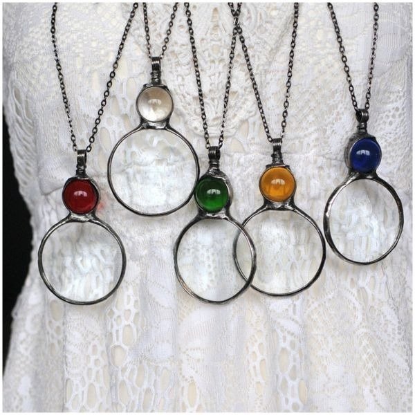 🎁Mother's Day Pre-Sale 50% OFF-💎Magnifying Glass Necklace gift