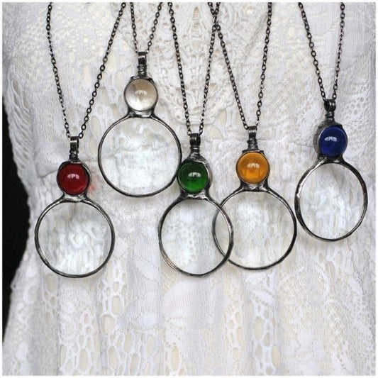 🎁Mother's Day Pre-Sale 50% OFF-💎Magnifying Glass Necklace gift